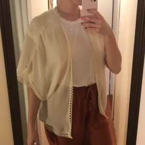 Cream Shawl